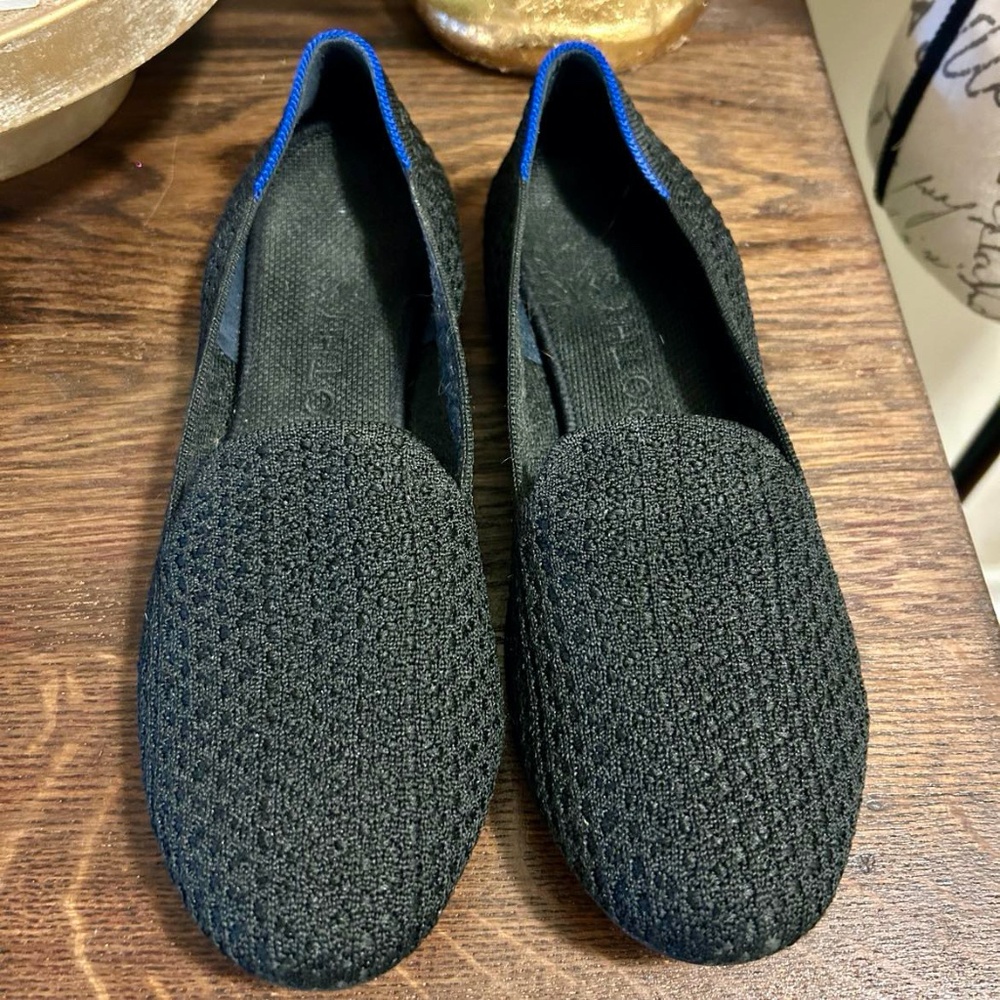 Rothy's Flats The Loafer Black Size 9.5